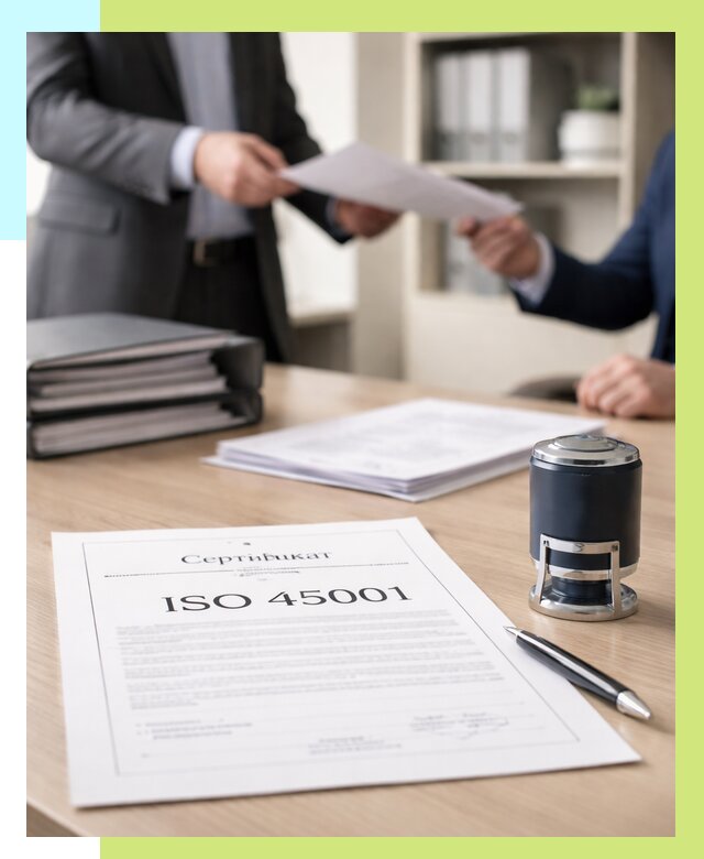 Сертификат ISO 45001 в Новокубанске под ключ от 46791 р. | Сертэкс